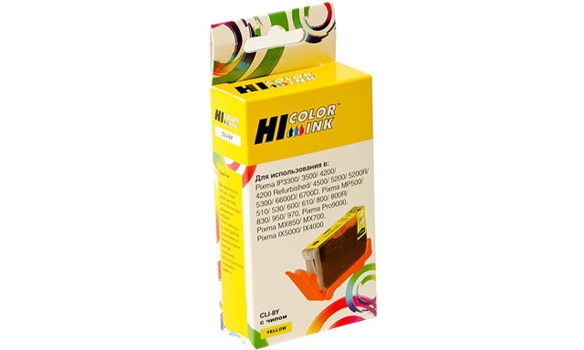  Hi-Color  Canon CLI-8; 0623B024; Yellow
