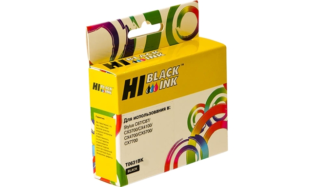  Hi-Color  Epson T0631; C13T06314A; Black