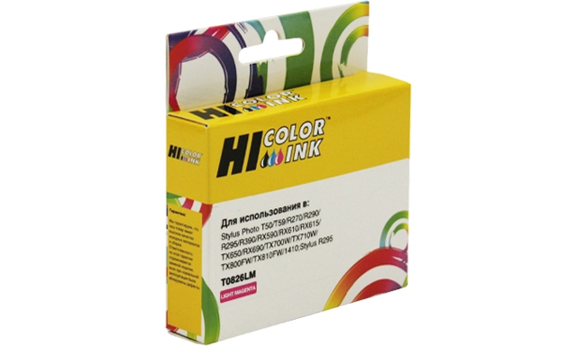  Hi-Color  Epson T0826; C13T08264A10; LM