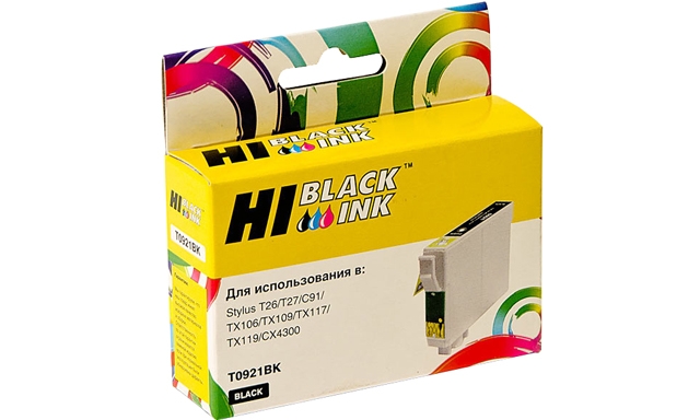  Hi-Color  Epson T0921; T09214A10; Black