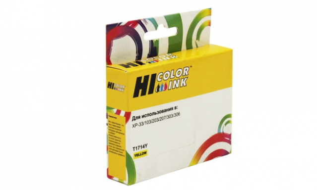  Hi-Color  Epson T1714; C13T17144A10; Yellow