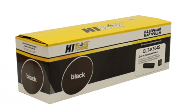 Совместимый картридж Hi-Black аналог Samsung CLT-K504S; SU160A; Black