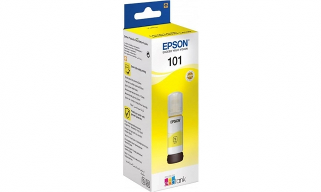 Чернила Epson EcoTank 101; C13T03V44A; Yellow
