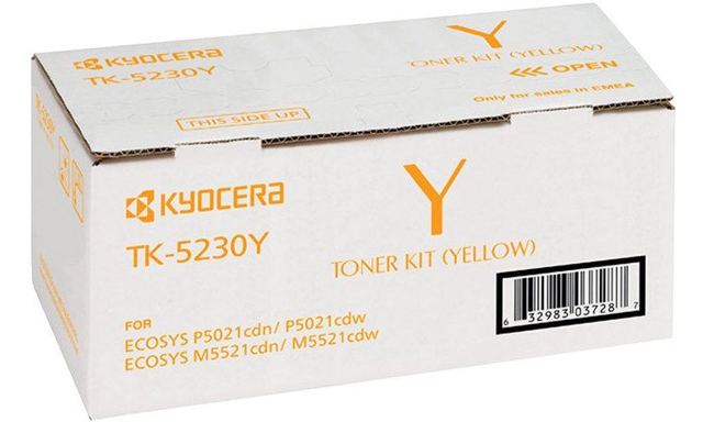 Оригинальный картридж Kyocera TK-5230Y; 1T02R9ANL0; Yellow; Желтый