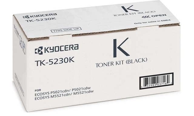 Оригинальный картридж Kyocera TK-5230K; 1T02R90NL0; Black; Черный