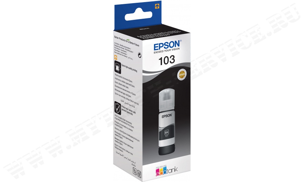 Чернила Epson EcoTank 103; C13T00S14A; Black