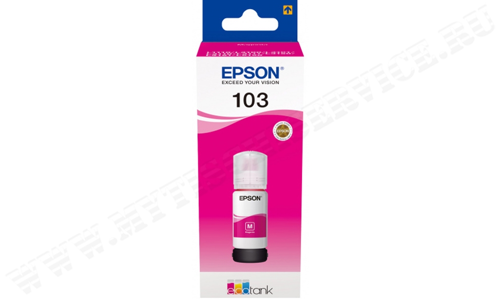 Чернила Epson EcoTank 103; C13T00S34A; Magenta