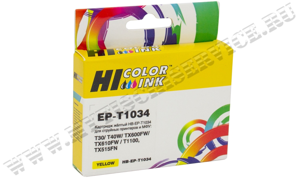 Картридж Hi-Black аналог Epson T1034; C13T10344A10; Yellow
