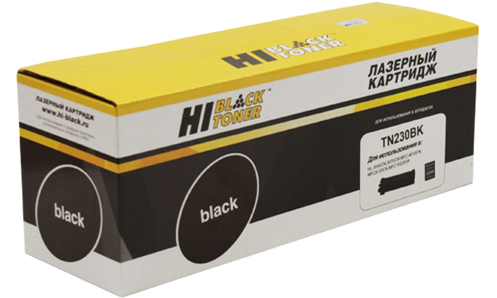  Hi-Black  Brother TN-230Bk; Black