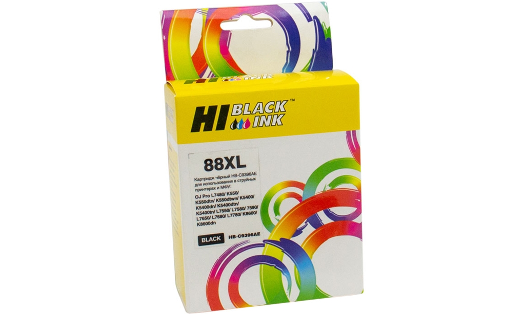  Hi-Black C9396AE  HP 88XL; Black