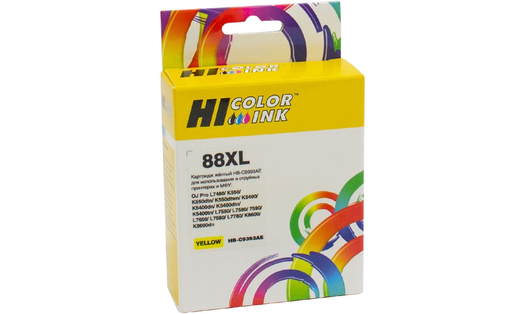  Hi-Black C9393AE  HP 88XL; Yellow
