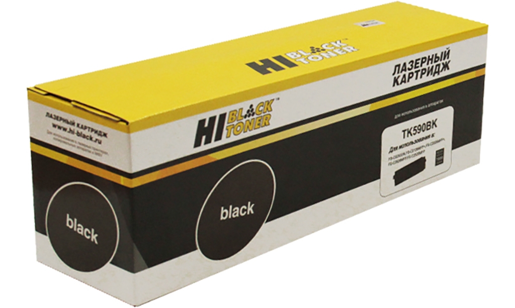 - Hi-Black (HB-TK-590Bk)  Kyocera FS-C5250DN/C2626MFP, Bk, 7K