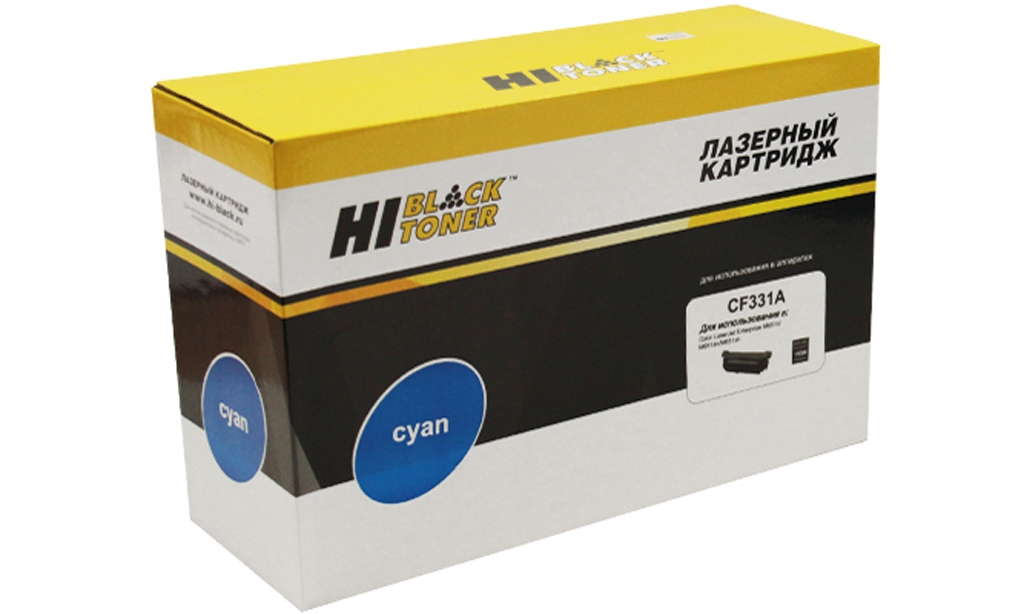  Hi-Black  HP CF331A; 654A; Cyan